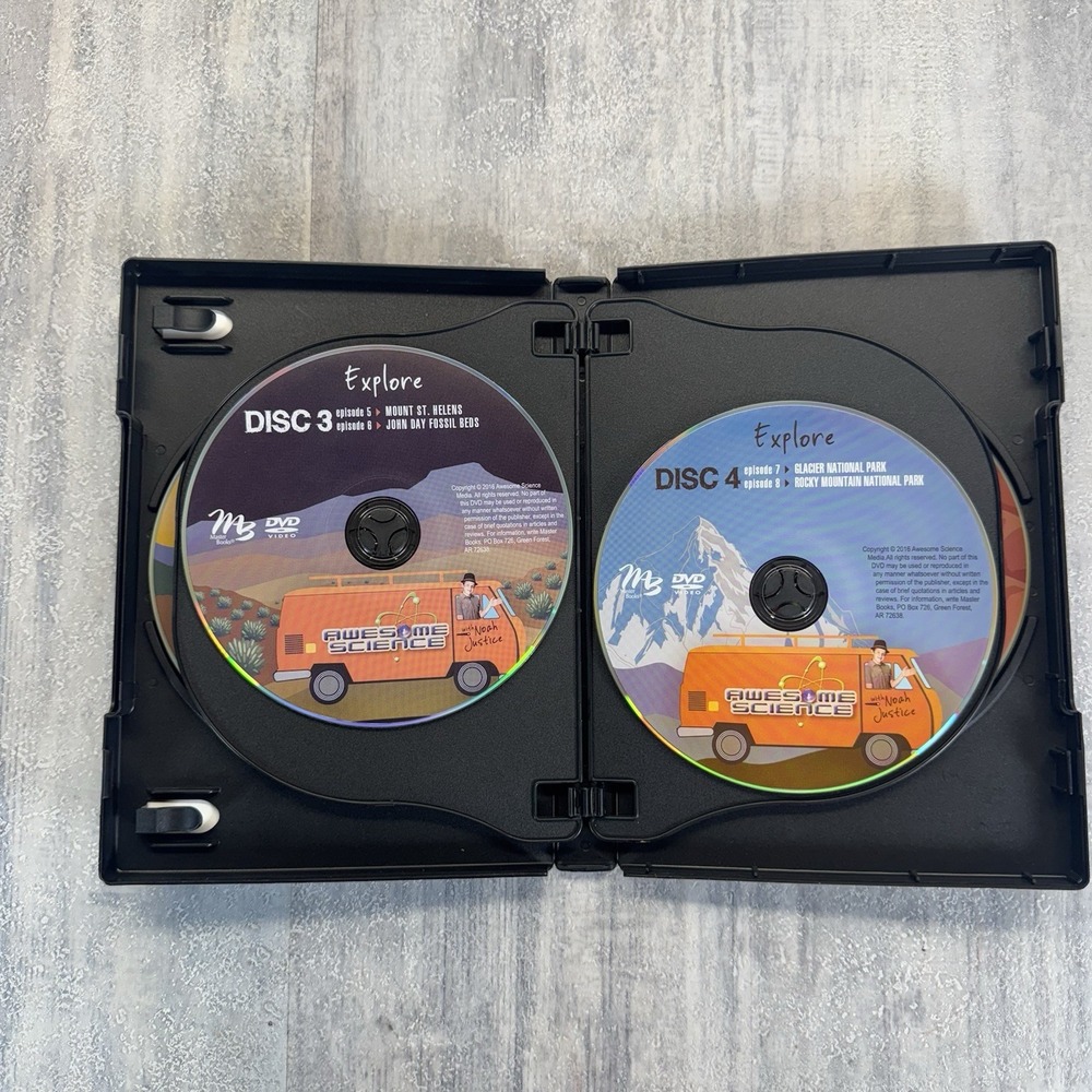 AMERICA'S NATIONAL PARKS: A CREATION TOUR With NOAH JUSTICE-713438102290, 6 DVD - Picture 4 of 5